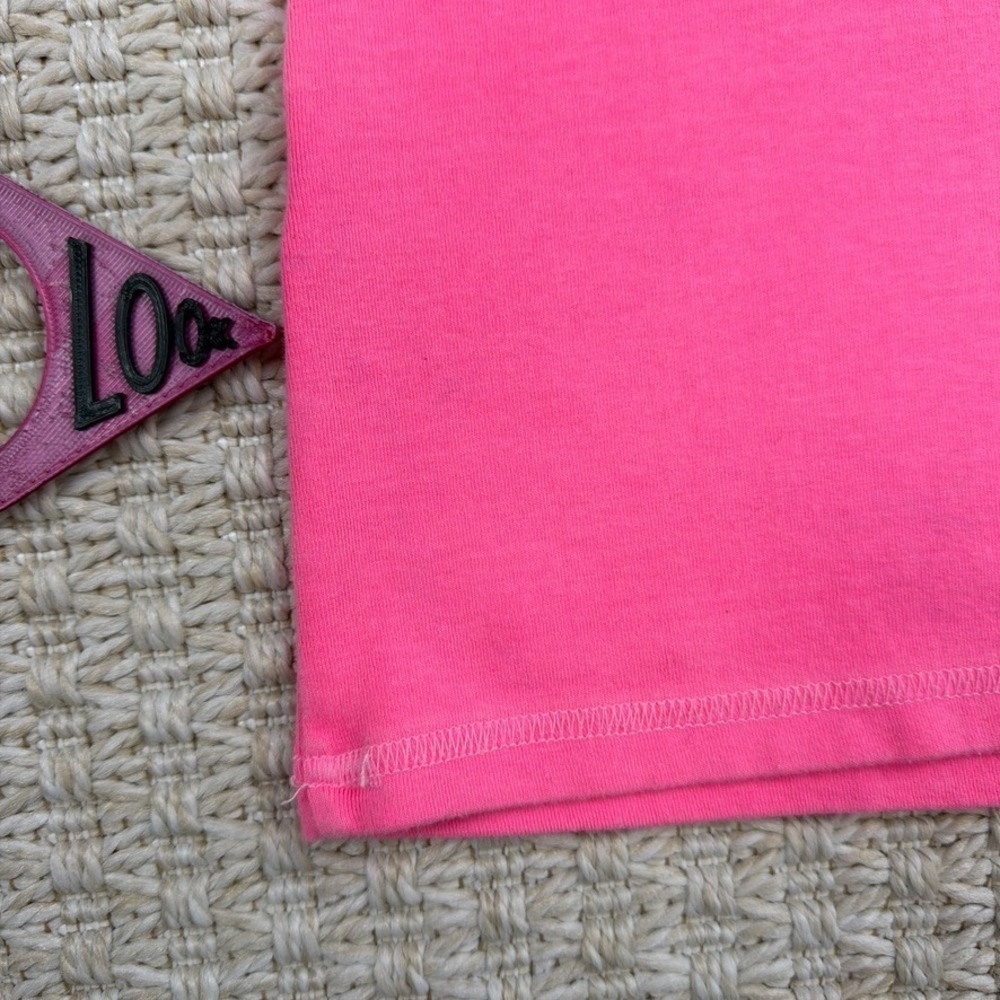 Y2K Hollister Lace Trim Cami Tank Top Womens M Pink Preppy 2000s Fitted Long - Picture 8 of 9